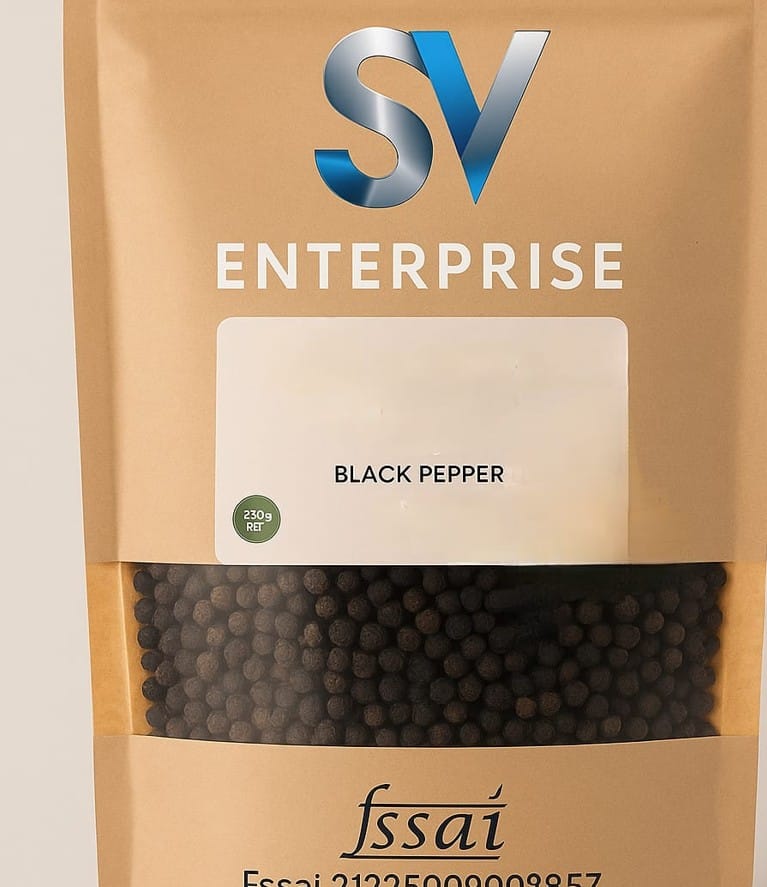 SV Enterprises Black Pepper 500g - Premium Quality