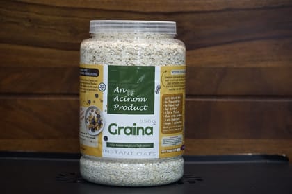 Graina Instant Oats - 950g - High Fiber, Vegan & Gluten-Free