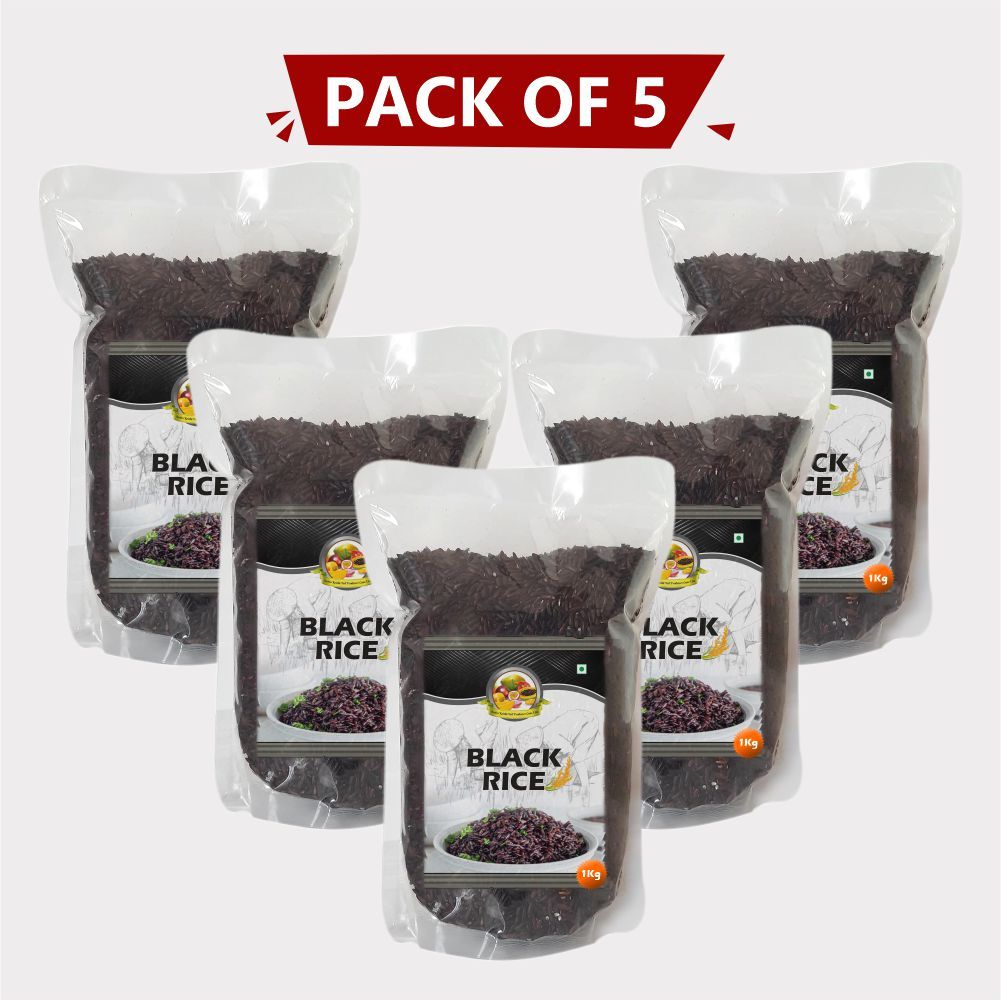 Black Rice (1 kg), Pack of 5