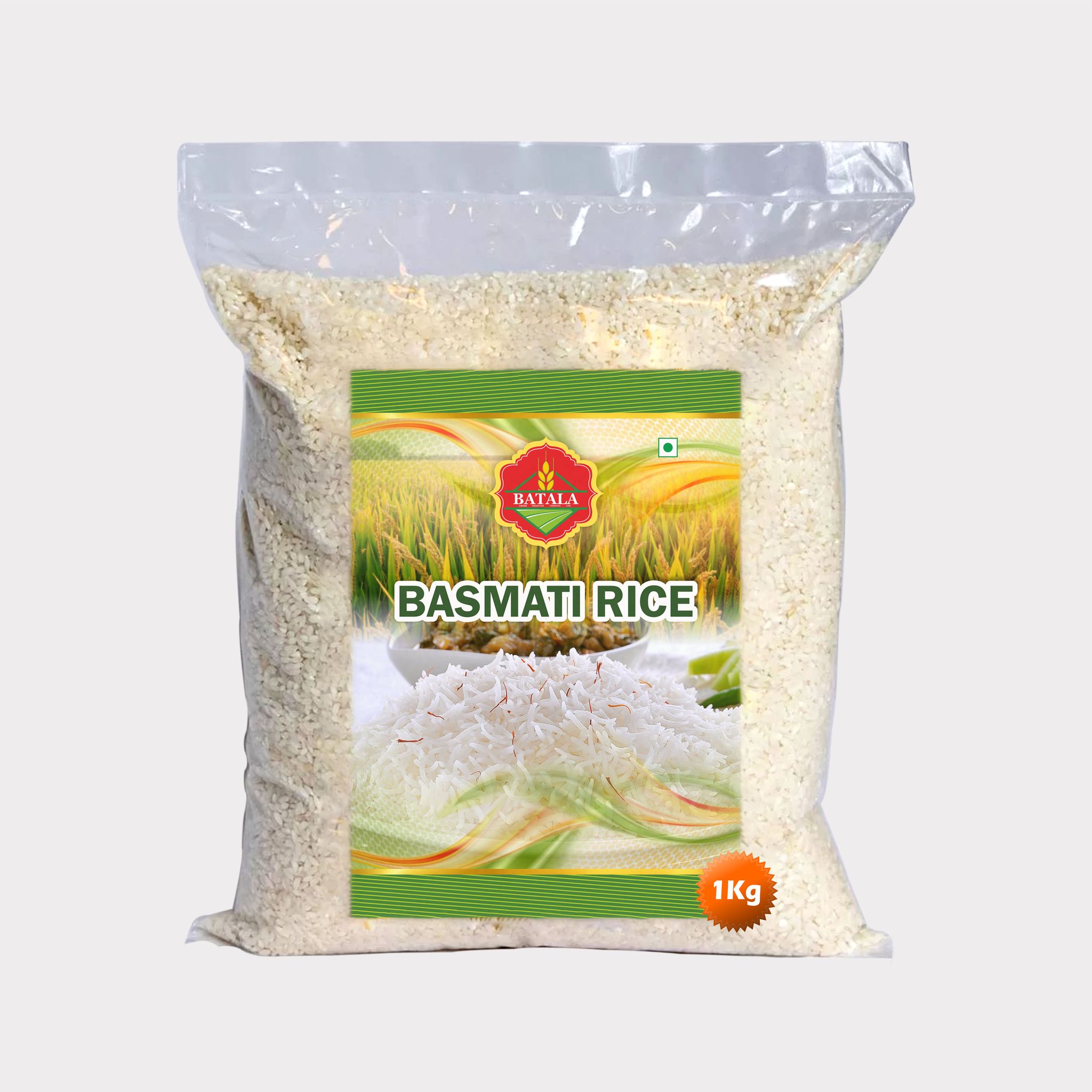 Batala Basmati Chawal 1kg – Farm-Fresh, Long-Grain Rice for Perfect Everyday Meals. 
