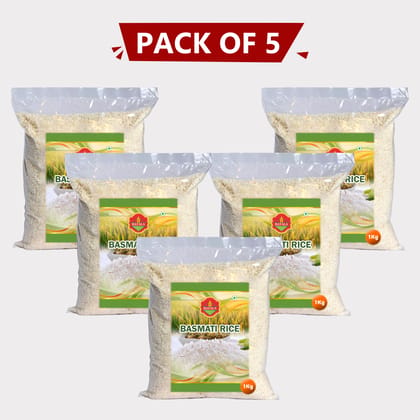 Batala Basmati Chawal 5kg – Farm-Fresh, Long-Grain Rice for Perfect Everyday Meals. 