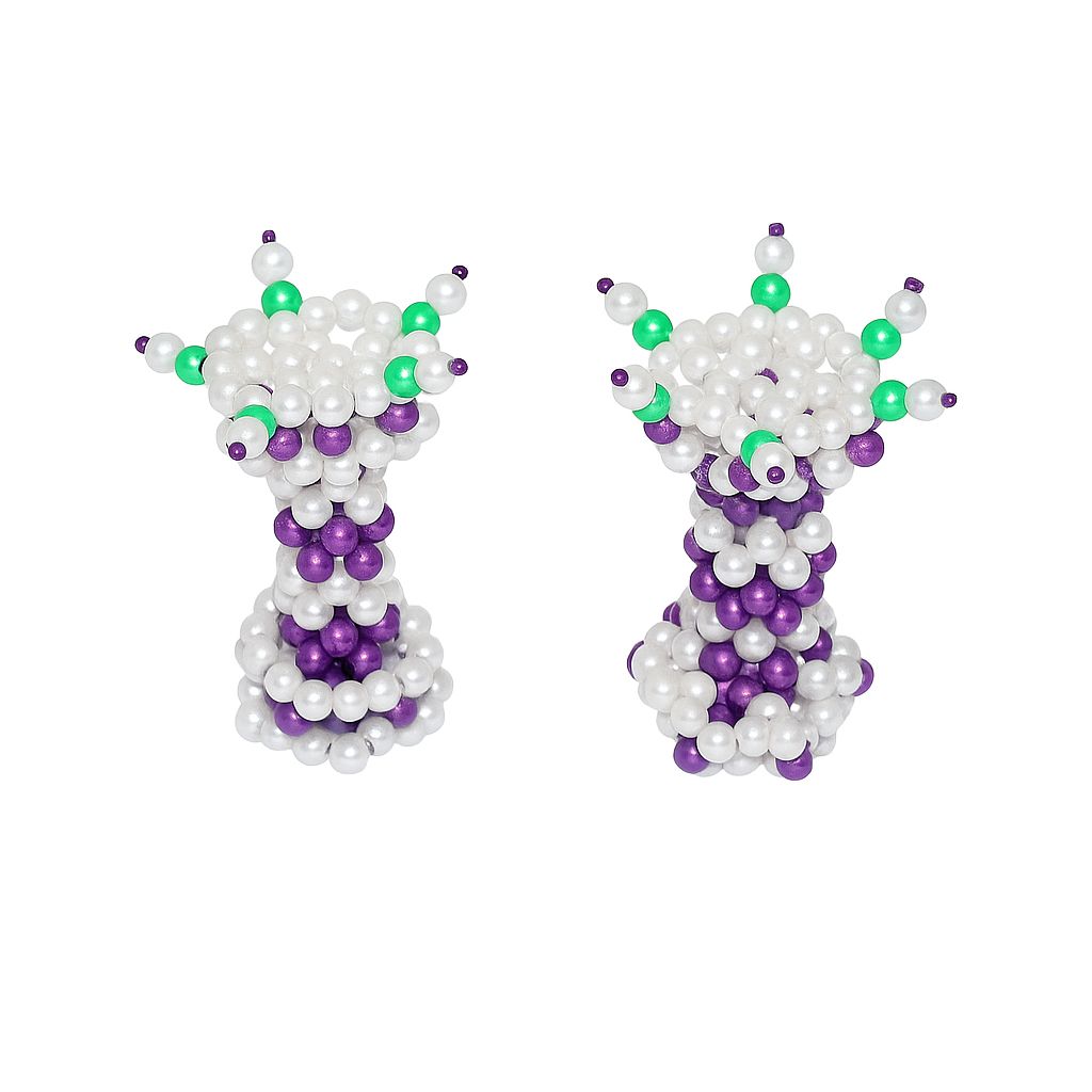 Handcrafted Beaded Sculpture: A Fusion of Color & Elegance