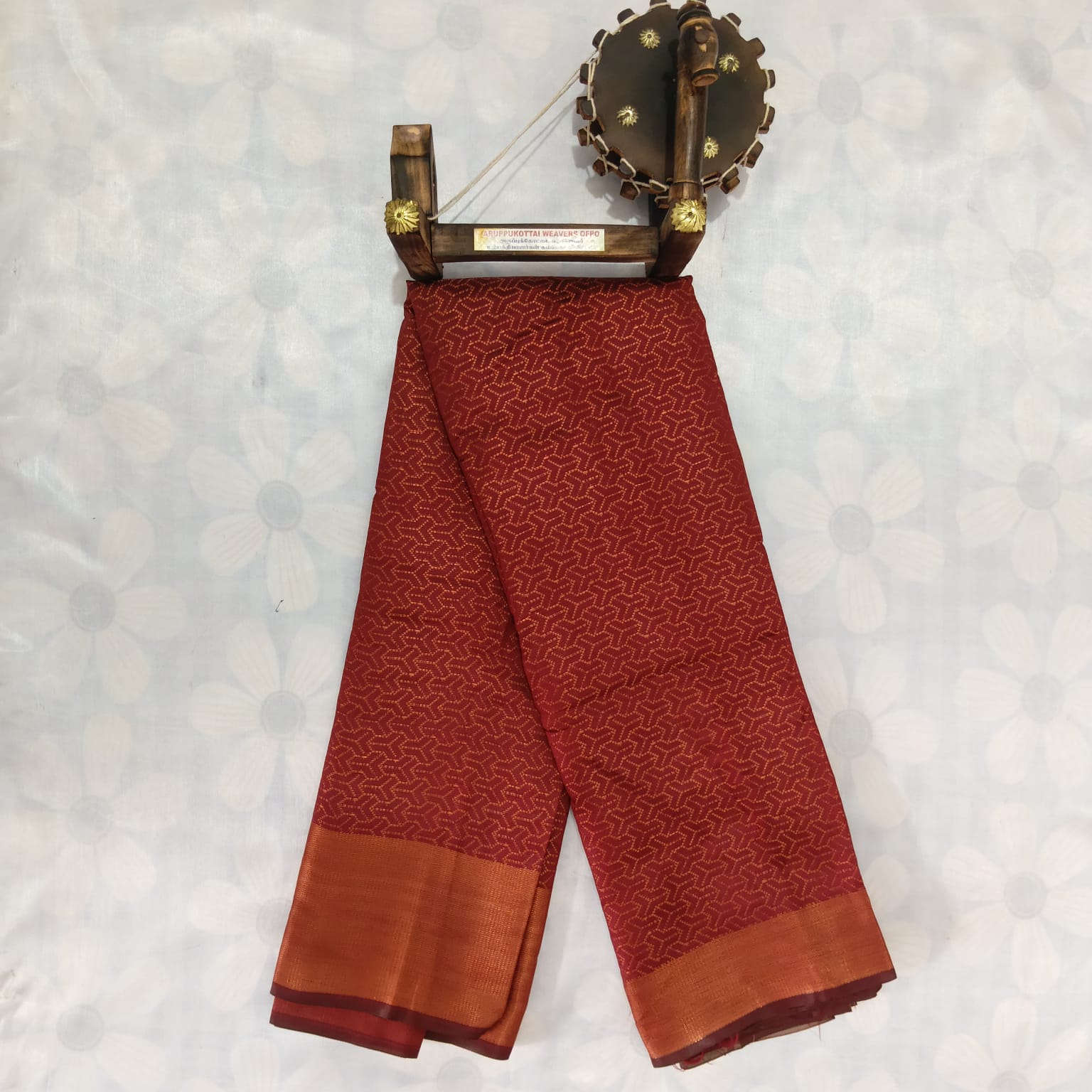 Jacquard Silk Cotton Saree with Blouse