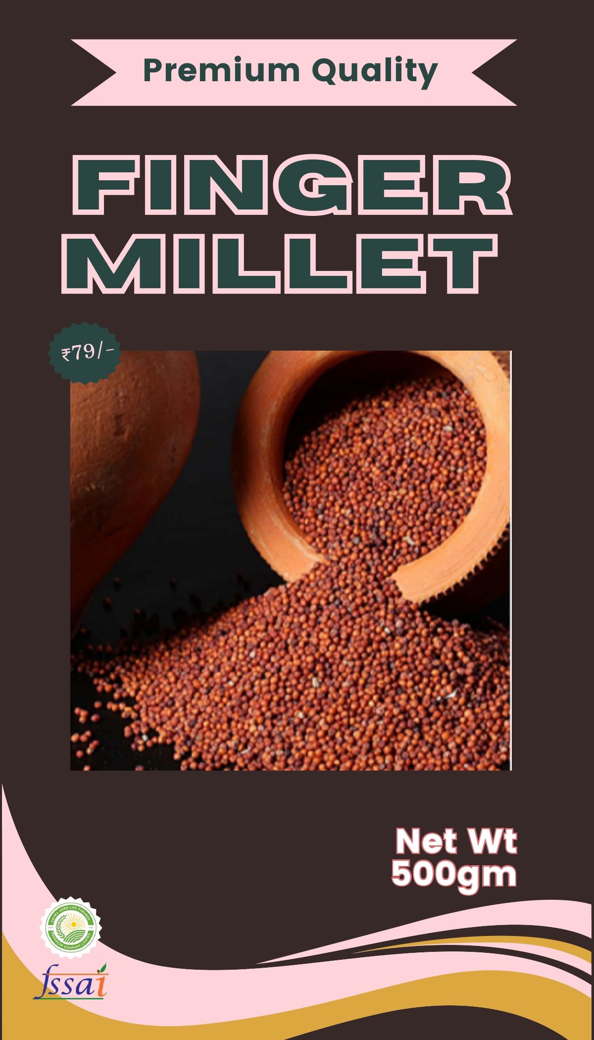 FINGER MILLET- 500gm