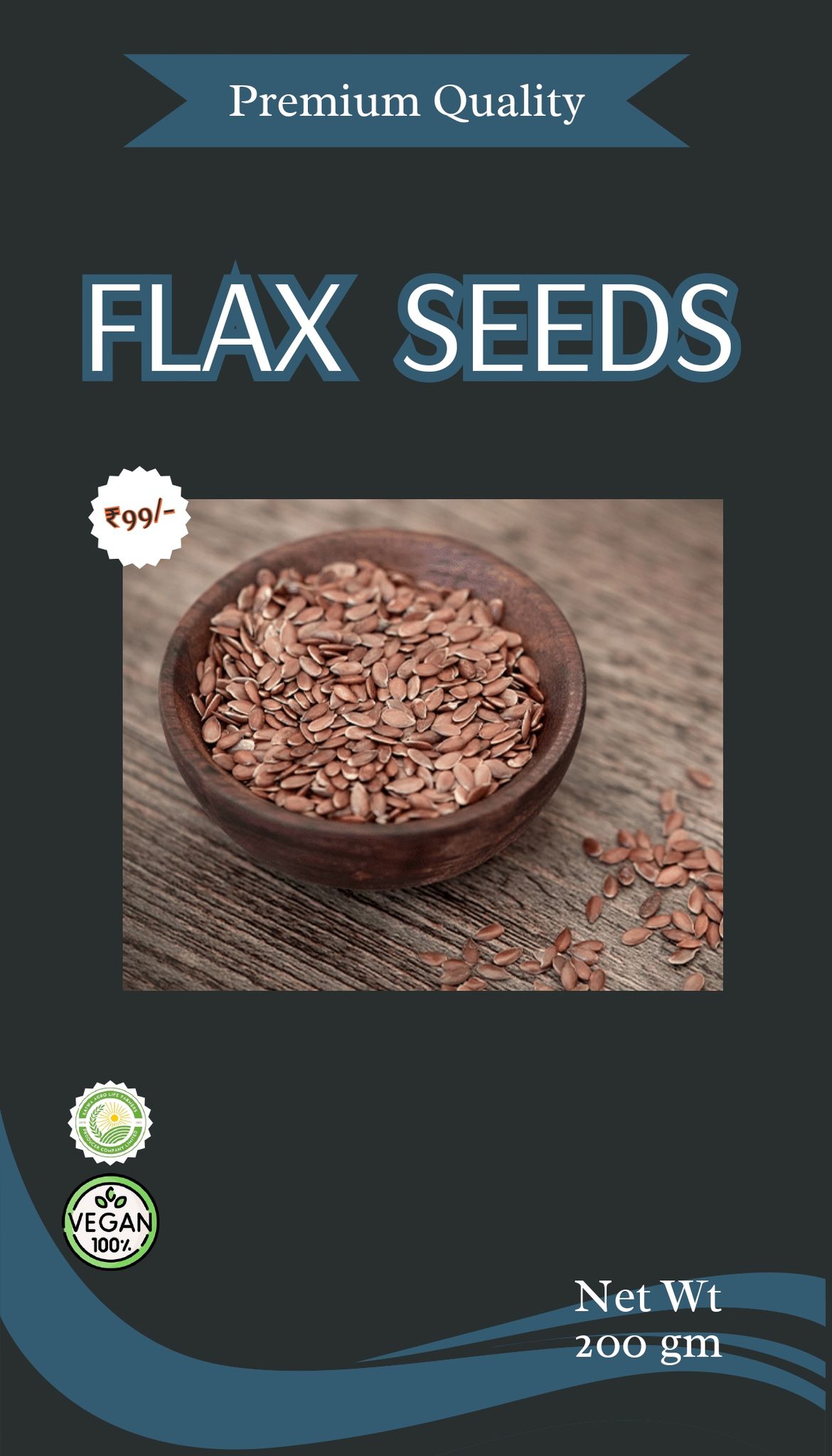 FLAX SEEDS- 200gm