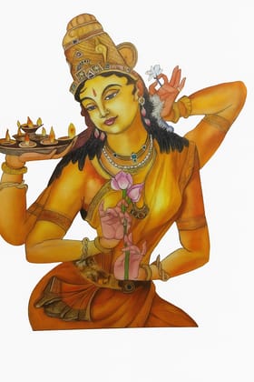 Divine Goddess Artwork - Indian Art, Spiritual Decor Divine Goddess Artwork - Indian Art, Spiritual Decor