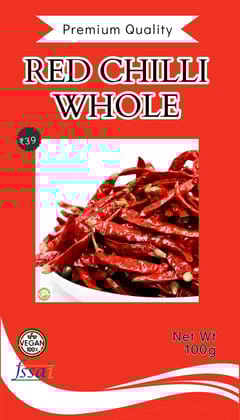 Red Chilli Whole - 100gm Red Chilli Whole - 100gm