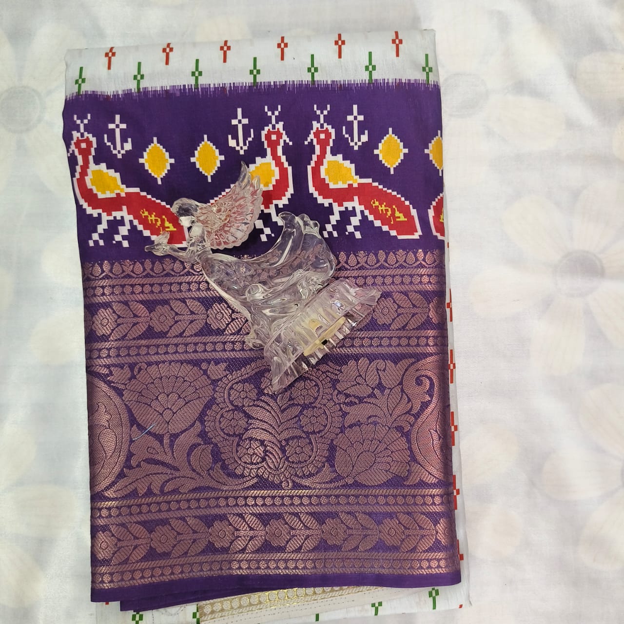 Poochampally Silk&nbsp; Saree with Blous