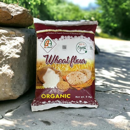 Bhuamrit Organic Wheat Flour - 5 Kg (11.0lb)