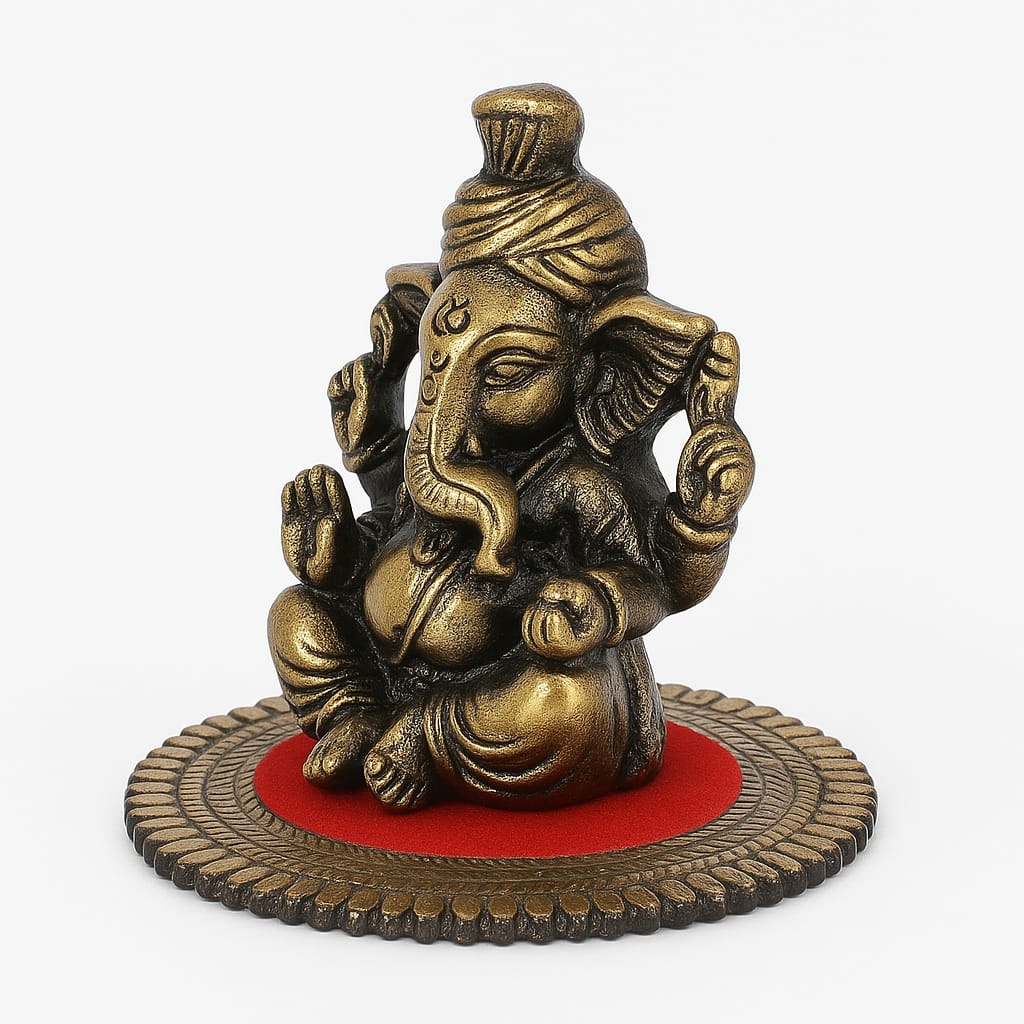 Antique Finish Lord Ganesha Idol