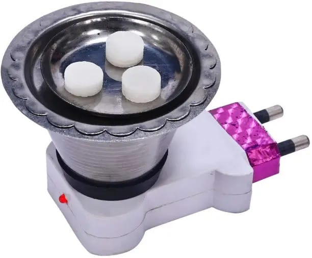 Stainless Steel Incense Holder Electric Kapoor Dani Plastic Incense Holder Stainless Steel Incense Holder  (Multicolor, Pack of 1)
