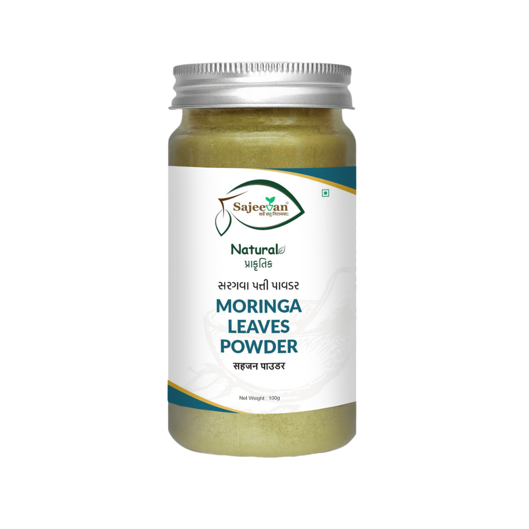 Natural Moringa Leaves Powder For Hair Growth, Heart Health And Digestion - 100g