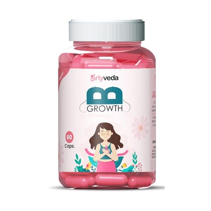 Bgrowth Ayurvedic Capsules For Women – Natural Formula with Shatavari & Vidari Kand –Helps Improve Size, Shape, Firmness & Skin Tone – 60 Caps for Women
