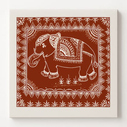Warli-inspired Folk Art