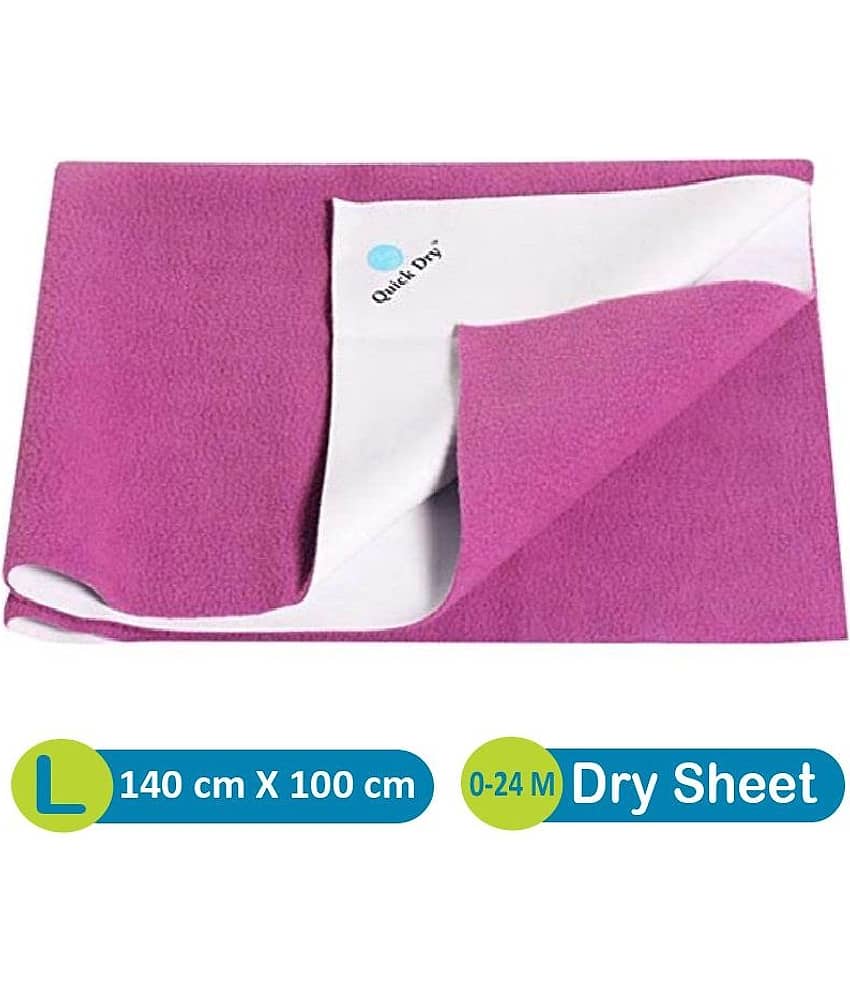 Quick Dry Purple Bed Protector Rubber Sheet Waterproof Sheet