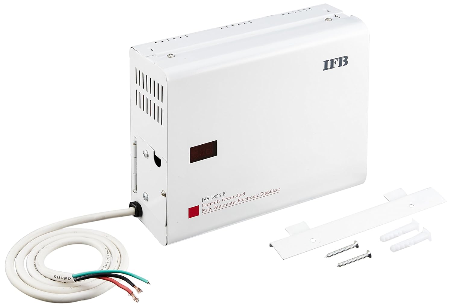 IFB IVS 1804 A 165-270V Voltage Stabilizer (White, Metallic Finish)