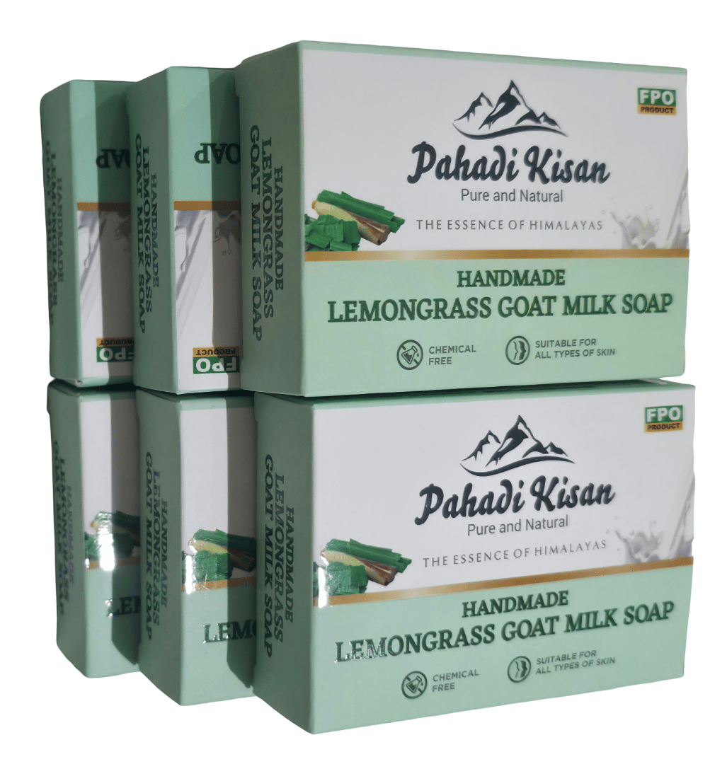 Lemongrass Goat Milk Soap (Pack of 6)