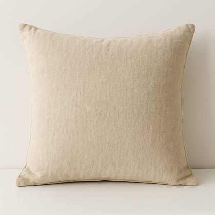 Premium Beige Cotton Pillow Premium Beige Cotton Pillow
