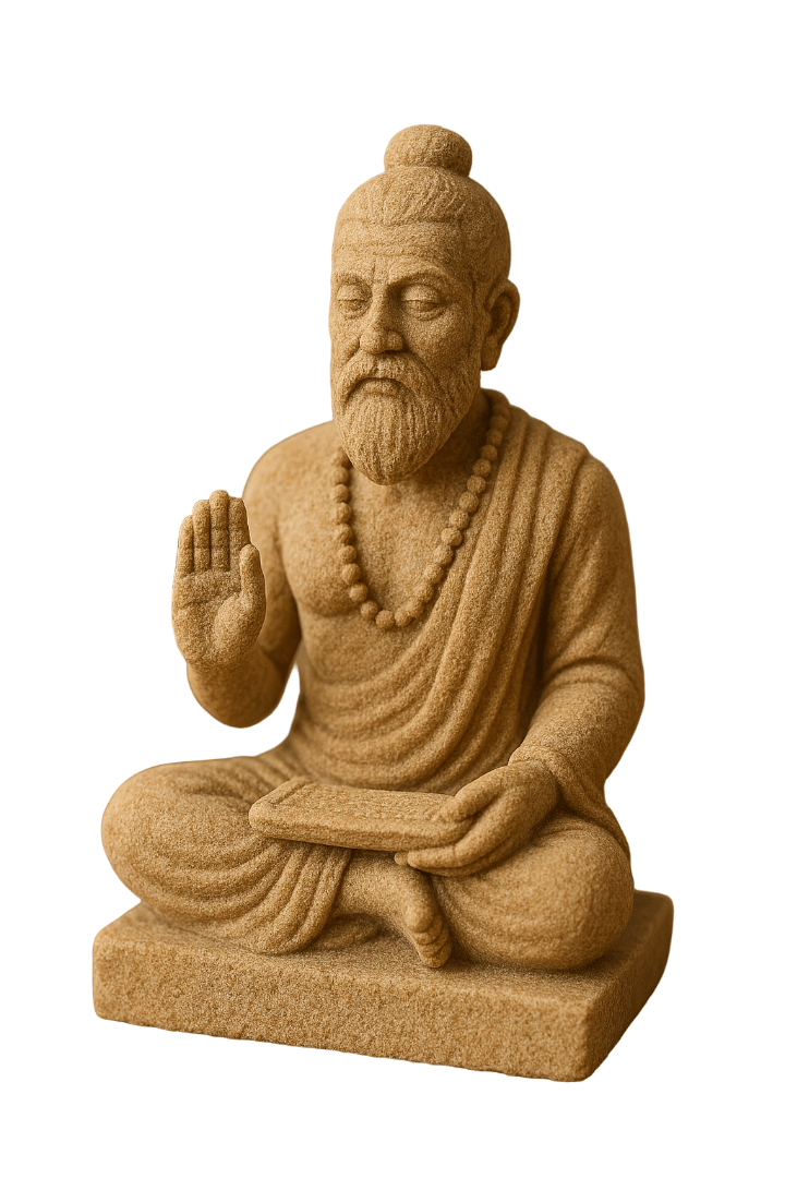 Rishi Maharshi Idol – Sandstone Finish