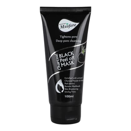 Mxofere Orange Charcoal Peel Off Mask - Deep Cleansing & Whitening Mxofere Orange Charcoal Peel Off Mask - Deep Cleansing & Whitening
