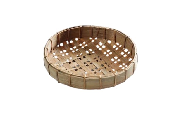 Handwoven Bamboo Basket - Rustic Storage & Home Decor