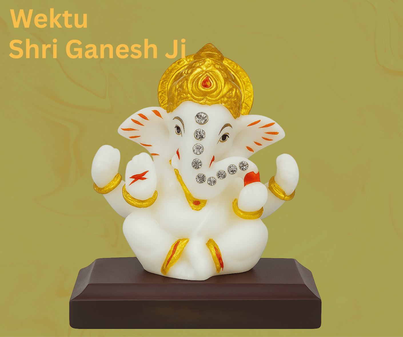 Wektu Shri Ganesh Ji Idol - Divine Blessings & Prosperity
