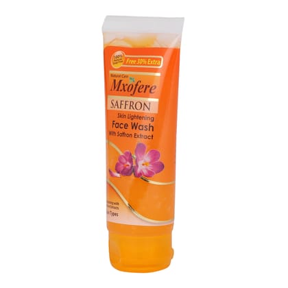 Mxofere Saffron Skin Lightening Face Wash - Free 30% Extra Mxofere Saffron Skin Lightening Face Wash - Free 30% Extra