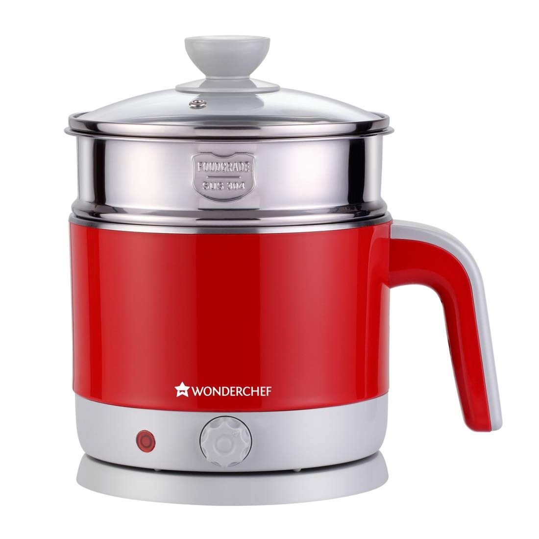 Wonderchef Luxe Multicook Stainless Steel 1.2 L Electric Kettle