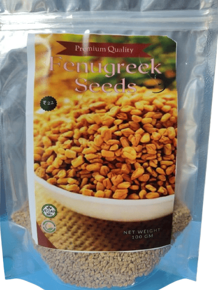 Premium Quality Fenugreek Seeds - 100 GM | Vegan