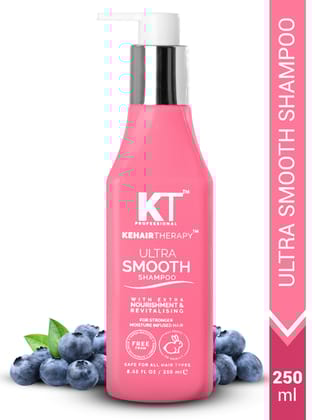 Ultra Smooth Shampoo | With Acai Oil & Cupuacu Oil | Extra Nourishment & Revitalizing for Soft, Shiny Hair | Sulfate-Free, Paraben-Free | 250ml