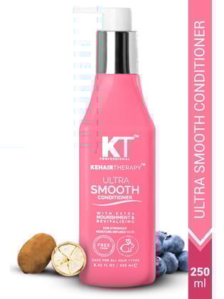 Ultra Smooth Conditioner | With Acai Oil & Cupuacu Oil | Extra Nourishment & Revitalizing for Soft, Shiny Hair | Sulfate-Free, Paraben-Free | 250ml Regular