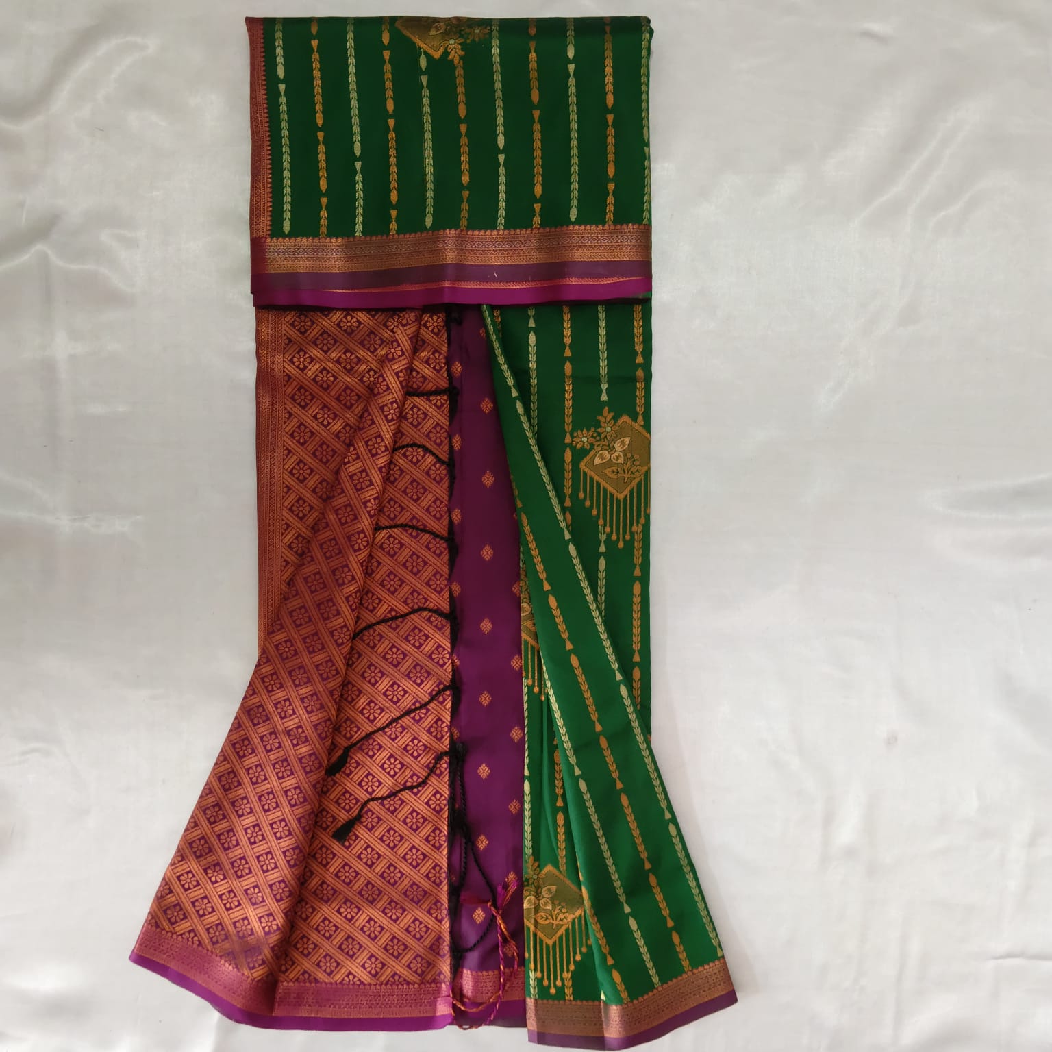 Vairaoosi Soft Silk Saree with Blouse - Kodi design
