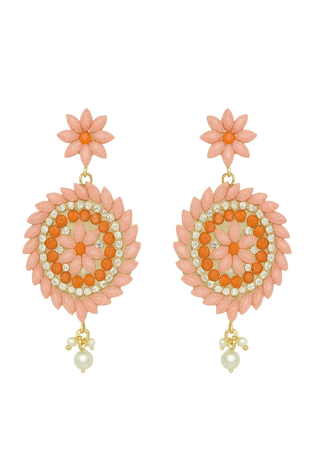 Blush Bloom Chandbaali