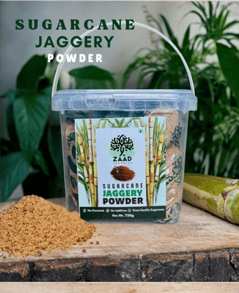 Jaggery Powder, 750g, 100% Natural and Organic, Nutrient Rich, Detoxifies Blood, Healthy Sugar Substitute, Naturally Filtered with Ladyfinger (bhindi) Extract, No Chemicals, No Additives, ZAAD ORGANICS Jaggery Powder, 750g, 100% Natural and Organic, Nutrient Rich, Detoxifies Blood, Healthy Sugar Substitute, Naturally Filtered with Ladyfinger (bhindi) Extract, No Chemicals, No Additives, ZAAD ORGANICS