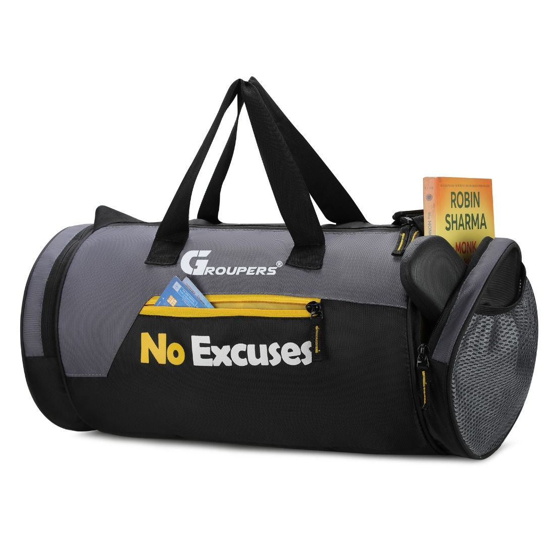 Body Smith Premium Gym Duffle Bag with Shoe Compartment