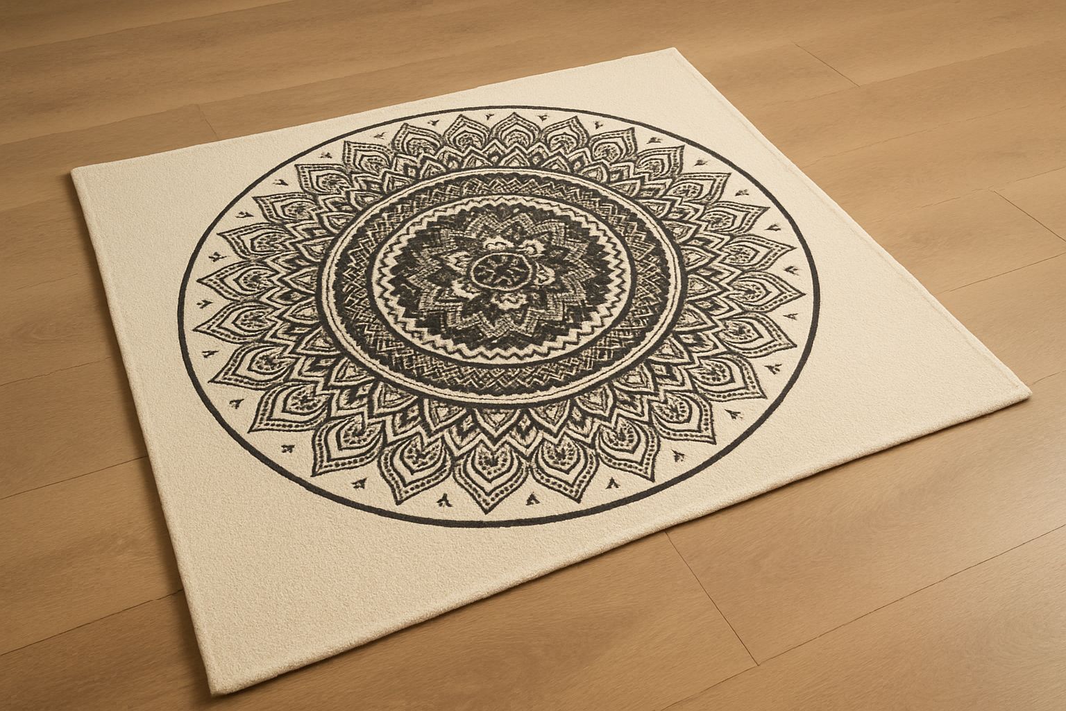 Mandala Harmony Handwoven Floor Rug