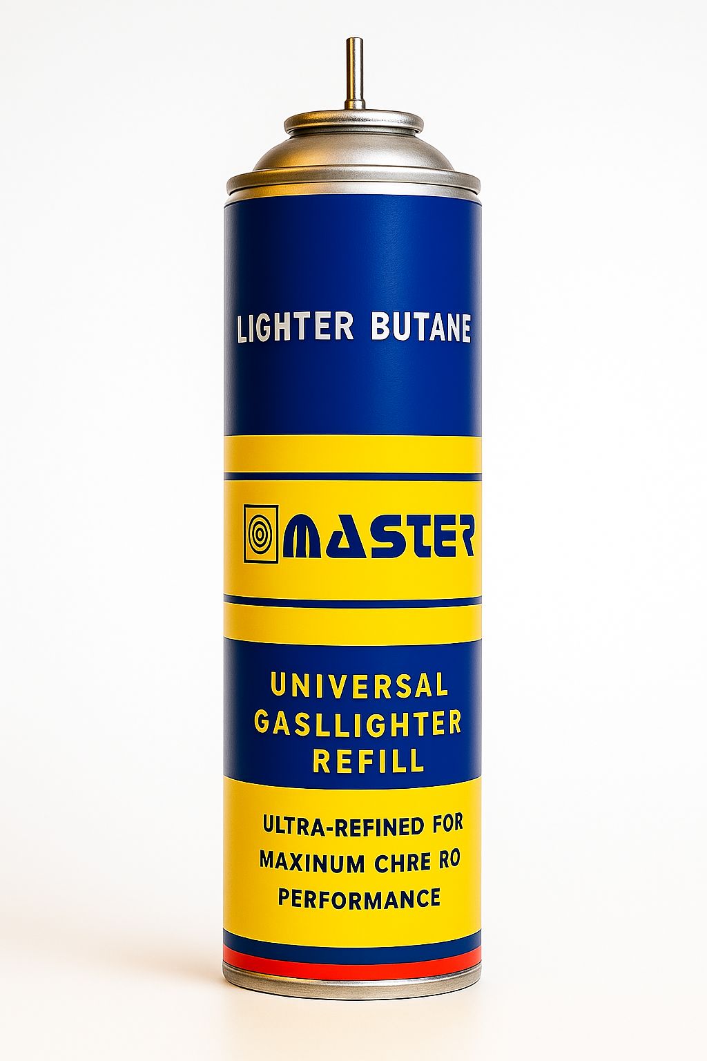 Master Butane Gas Refill 550ml – Universal Gas Lighter Refill Can for Kitchen Torch, Cigarette Lighters & Burners | Ultra-Refined Fuel for Clean Flame