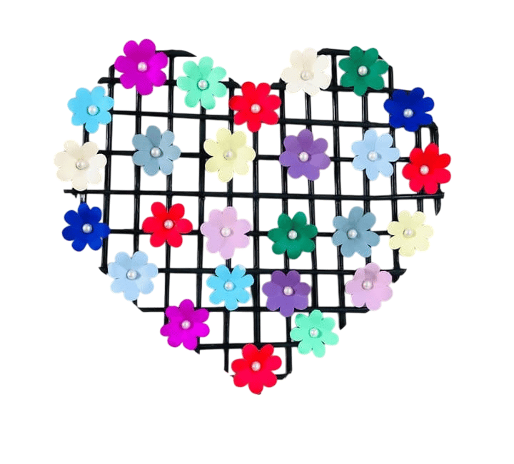 Artificial polymer/plastic flowers