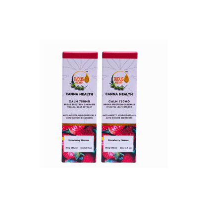 INDUS HEMP CANNA HEALTH CBD CALM 750MG | COMBO PACK OF 2 INDUS HEMP CANNA HEALTH CBD CALM 750MG | COMBO PACK OF 2