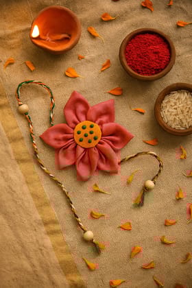 Handcrafted Floral Rakhi