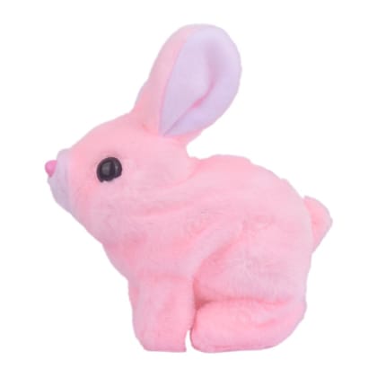 Walking Rabbit with Light (Pink) | Walking Rabbit Toy | Bunny Rabbit Toys | Rabbit Toy | Bunny Toys | Toy Rabbit | Best Bunny Toys | Rabbit Play Toys | Realistic Bunny Toy | Cute Rabbit Toy