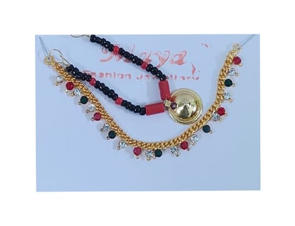 Gold Plated Mangal sutra  Set