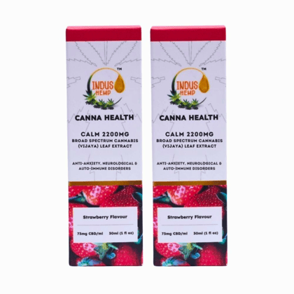 INDUS HEMP CANNA HEALTH CBD CALM 2200 MG | COMBO OF 2 INDUS HEMP CANNA HEALTH CBD CALM 2200 MG | COMBO OF 2
