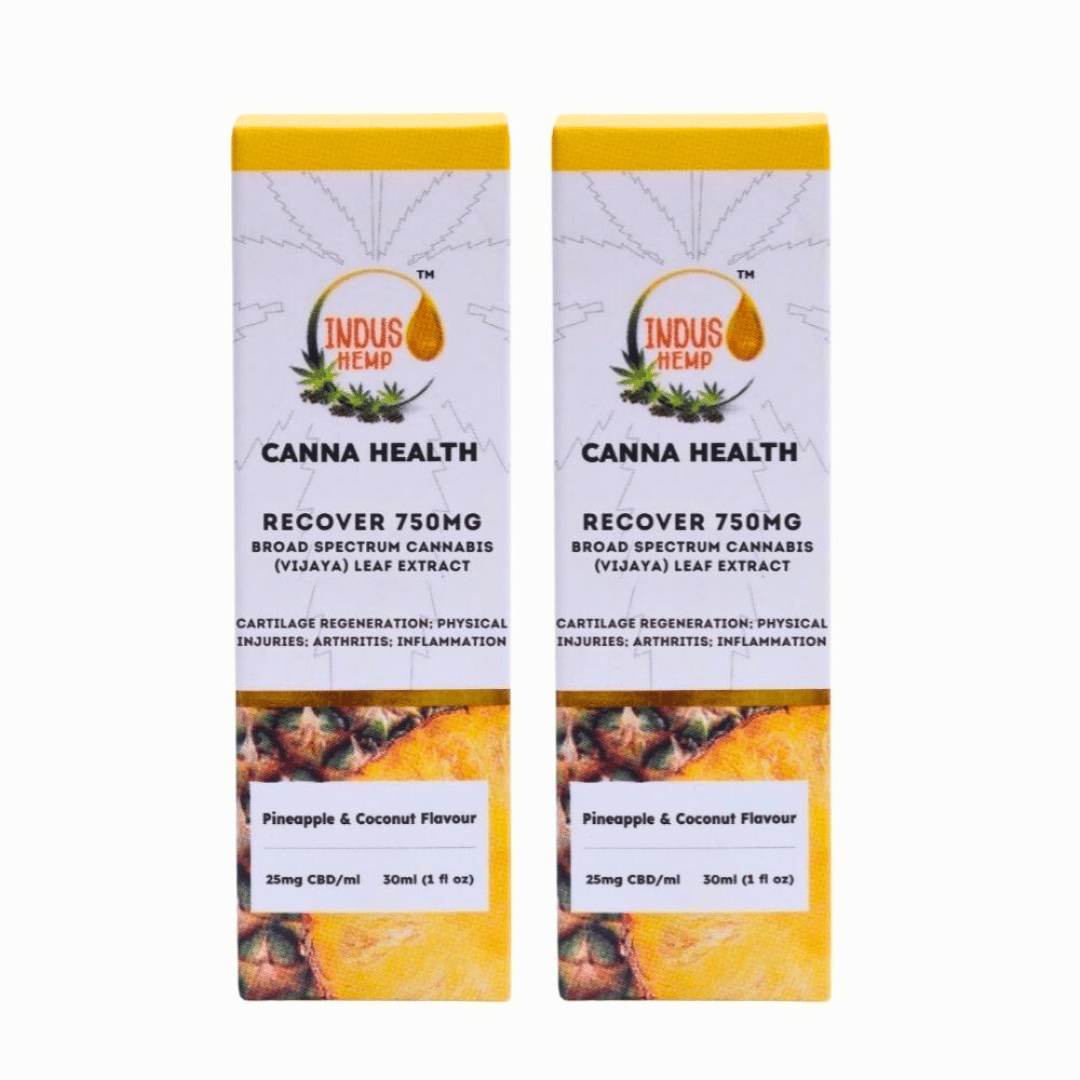 INDUS HEMP CANNA HEALTH CBD RECOVER 750MG | COMBO PACK OF 2