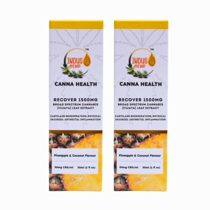 INDUS HEMP CANNA HEALTH CBD RECOVER 1500 MG | COMBO PACK OF 2 INDUS HEMP CANNA HEALTH CBD RECOVER 1500 MG | COMBO PACK OF 2