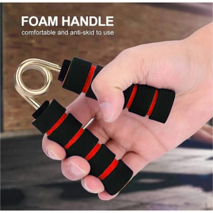 Qawvler Hand Gripper Strengthener Wrist,Finger & Forearm Exerciser Free Size Multicolor (Pack of 1)