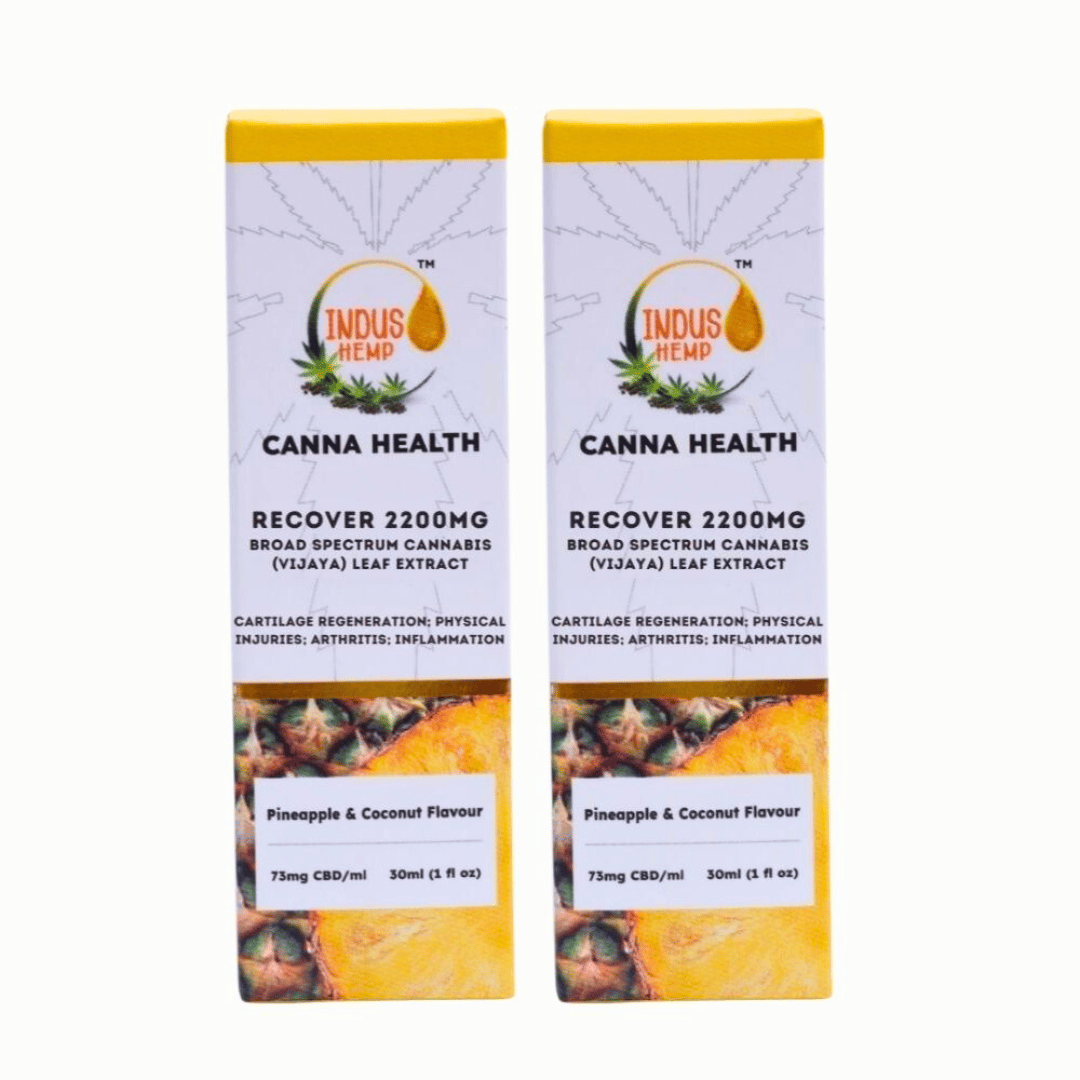 INDUS HEMP CANNA HEALTH CBD RECOVER 2200MG | COMBO OF 2