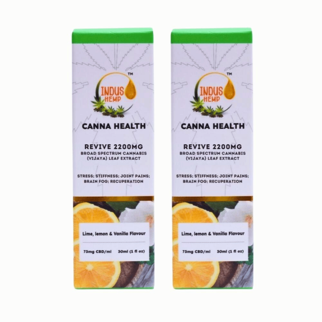 INDUS HEMP CANNA HEALTH CBD REVIVE 2200MG | COMBO PACK OF 2