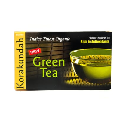 KORAKUNDAH Organic Green Tea  (25 Dip Bags)