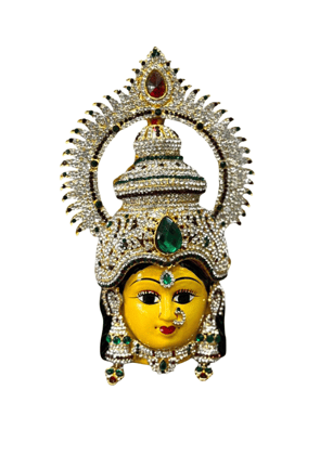 Divine Goddess Idol with Intricate Embellishments